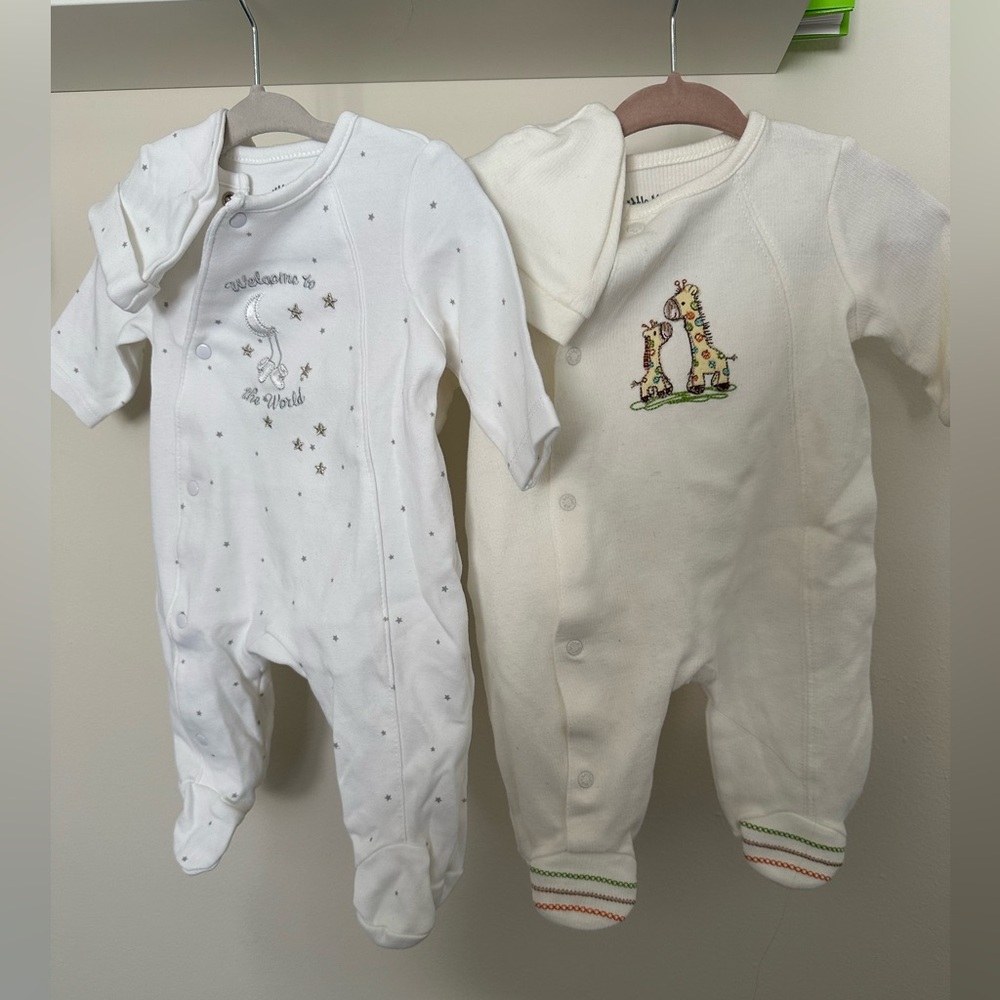 Little me newborn footie .